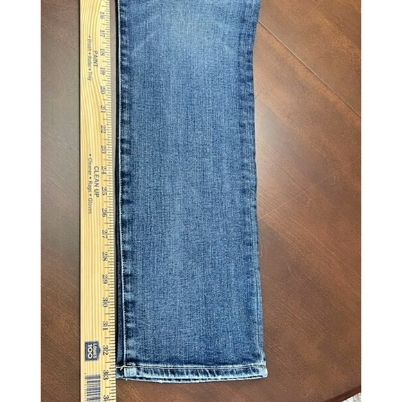 EDWIN Jeans 31 x 33 Maddox Slim Fit Straight Leg Shelter Blue Denim Stretch $208 - Picture 7 of 9